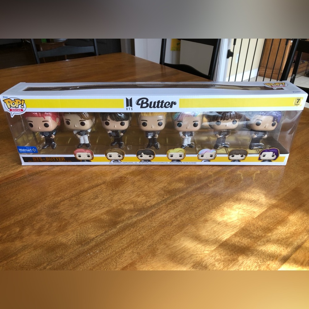 Funko Pop! Rocks :BTS- Butter 7-pack Walmart Exclusive